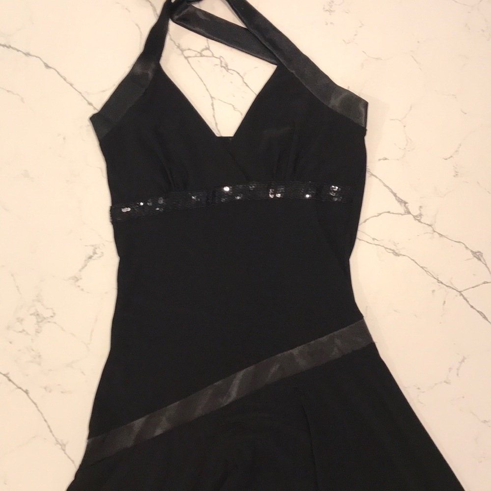 Black cocktail dress